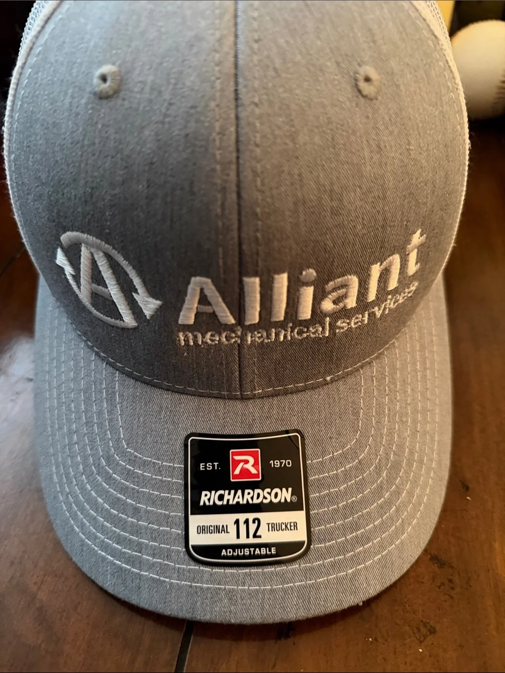 Gray Alliant Mechanical Services Embroidered Cap